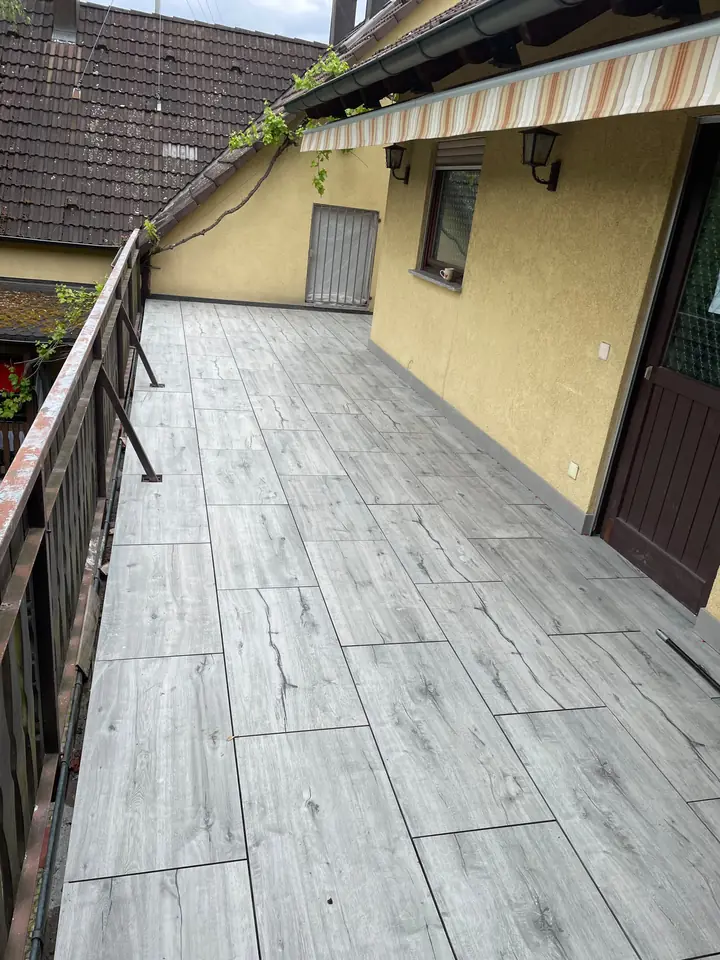Terrassenbelag in Holzoptik
